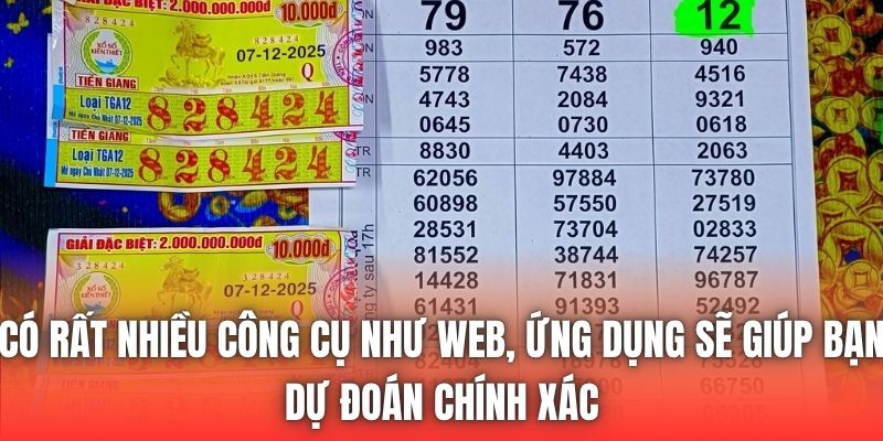 Có rất nhiều công cụ như web, ứng dụng sẽ giúp bạn dự đoán chính xác